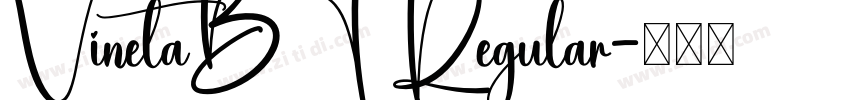 VinetaBT Regular字体转换